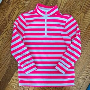 Hot pink striped girls Dudley Stephens sweater